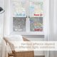 thumbnail image 2 of Electrostatic Window Film Rainbow Effect, Decorative Anti-Peek Window Film, Anti-UV 3D Window Film, Blackout Window Film Ideal for Bedroom, Office, Ki, 2 of 5