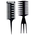 thumbnail image 1 of lionlar Professional Styling Comb Set Heat-Resistant Paddle Detangle Combs Salon Barbers bone comb, 1 of 9