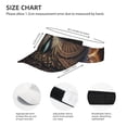 thumbnail image 3 of Fotbe Classical Style Brown Owl Visera Deportiva con Diseño, Gorra Abierta Ajustable de Algodón para Mujer y Hombre, 3 of 7
