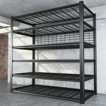REIBII 84" H Garage Shelving 6-Tier Storage Shelves Heavy Duty Loads 3500LBS Adjustable Metal Shelving Industrial Shelving 48" W x 20" D
