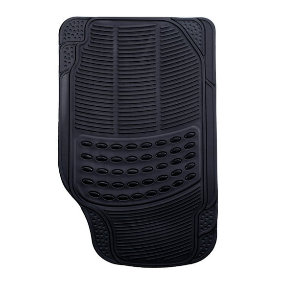 A American World Accesories Tapete Proteck 4 Piezas PVC Uso Rudo Negro