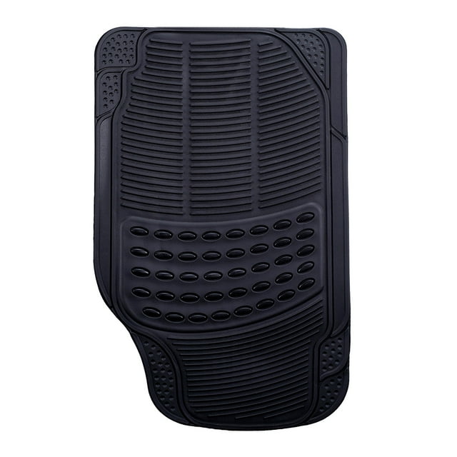 A American World Accesories Tapete Proteck 4 Piezas PVC Uso Rudo Negro