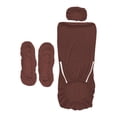 thumbnail image 3 of Axioma Comfortable Adjustable Office Chair Slipcovers with Headrest Armrest Cushion for Brown, 3 of 10