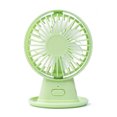 thumbnail image 1 of Ventilador pequeño de escritorio de doble aspa, mini ventilador USB plegable de escritorio de 2 cabezales para oficina de estudiantes, 116 de escritorio, verde, 1 of 5