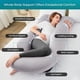 thumbnail image 2 of Almohada de Posicionamiento Corporal Sasttie en Forma de U para Enfriamiento 152x76 cm, 2 of 7