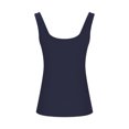 thumbnail image 4 of Royisotas Casual Tank Tops Women Navy Summer Sleeveless Womens Camisoles and Tanks Slim Crew Neck Solid Color Womens Cami Tops Plus Size, 4 of 6