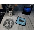 thumbnail image 3 of Carolines Treasures BB3482PTHD Hiver Flocon de Neige Teckel Paire de Porte-Pot, 3 of 3