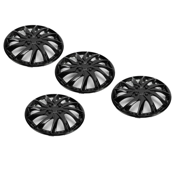 15 Inch Hubcaps Set of 4, Wheel Covers Replacement Hubcaps for Cars, Trucks, SUVs, Wheel Rim Covers ABS Material Exterior Accessories, Universal Fit, Quick Installation