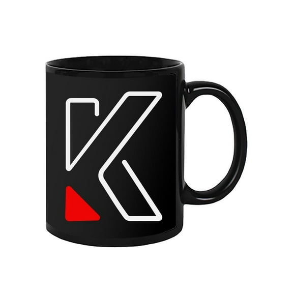 Cool Letter K Design Mug Unisex's -Image by Shutterstock
