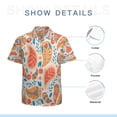 thumbnail image 7 of High Quality Hawaiian Shirts for Men Short Sleeve Aloha Beach Shirt Floral Summer Casual Button Down Shirts Blouses 4MIRIZ, 7 of 7