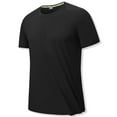 thumbnail image 5 of Baqcunre Men'S T-Shirts Summer Cotton Cotton Needle Hole Panel T Shirt Loose Fit Outdoor Sports Short Sleeve Mens Sweatshirt Tops For Men Black 4XL, 5 of 5