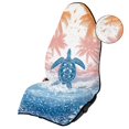 thumbnail image 6 of Bulopur Sea Turtle Front Car Seat Towel Universal Soft Breathable Seat Protector for Bohemian Non-Slip Towel for Car Decor Fit SUV Sedan Truck, 6 of 8
