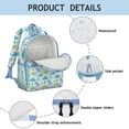 thumbnail image 4 of Minimalist Dinosaur Artistic Backpack with Baby Dino Pattern and Retro Hand-Drawn Watercolor Design, 4 of 5