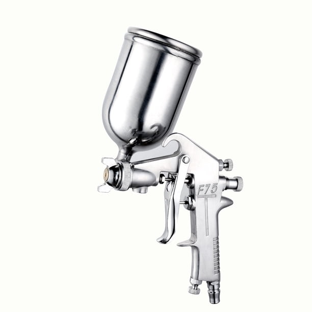 Pistola pulverizadora con ventosa con boquilla de acero inoxidable de 1,5 mm y capacidad de 750 ml - Herramienta de pintura para muebles de automóviles, automóviles,