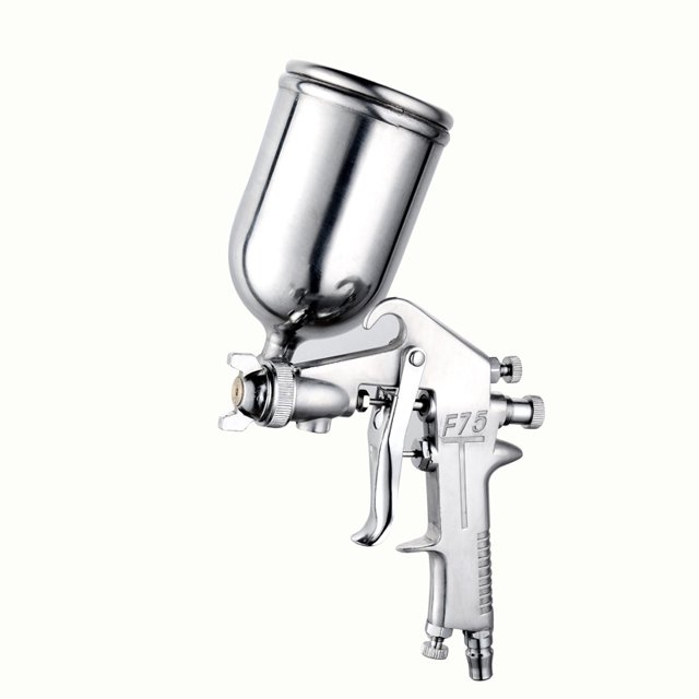 Pistola pulverizadora con ventosa con boquilla de acero inoxidable de 1,5 mm y capacidad de 750 ml - Herramienta de pintura para muebles de automóviles, automóviles, ZefeiWu 8390606761309