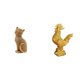 thumbnail image 1 of Estatua De Gato, Figura Decorativa De Resina, Escultura Animal Para Entrada, Estantería, Sala De Estar, Dormitorio, Decoración Feng Shui De Gallina, Estatua De Gallo, Escultura De Gallo Para, 1 of 8