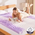 thumbnail image 6 of BDEUS 2 inch Mattress Topper,5-Zone Memory Foam Pressure Relief Soft Bed Topper, CertiPUR-US Certified, Twin Size, 6 of 16