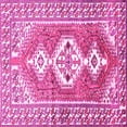 thumbnail image 1 of Ahgly Company Indoor Square Persian Pink Traditional Area Rugs, 5' Square, 1 of 4