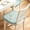 Blue, variant on 17.7"×17.7" Polyester Chair Cushion with Floral Embroidery & Lace Trim, Non-Slip Seat Pad for Dining Chairs(Purple)