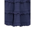 thumbnail image 4 of Planet Gold Toddler & Girls Summer Sleeveless Tiered Dress with Tie Straps, Sizes 12M-18, 4 of 6