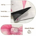 thumbnail image 2 of Pink Bow Round Rug 3ft Washable Circle Entryway Rugs Non Slip Cute Pink Vintage Area Rug Indoor Floor Carpet for Bedroom Kitchen Living Room Home Office Dining Room Nursery, 2 of 8