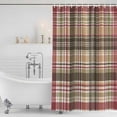 thumbnail image 4 of Buffalo Plaid Waterproof Fabric Shower Curtain,Modern Farmhouse Colorful Checkered Waterproof Fabric Shower Curtain for Bathroom Curtains Bathtubs Hotel Shower Curtains with 12 Hooks Standard 72x72, 4 of 8