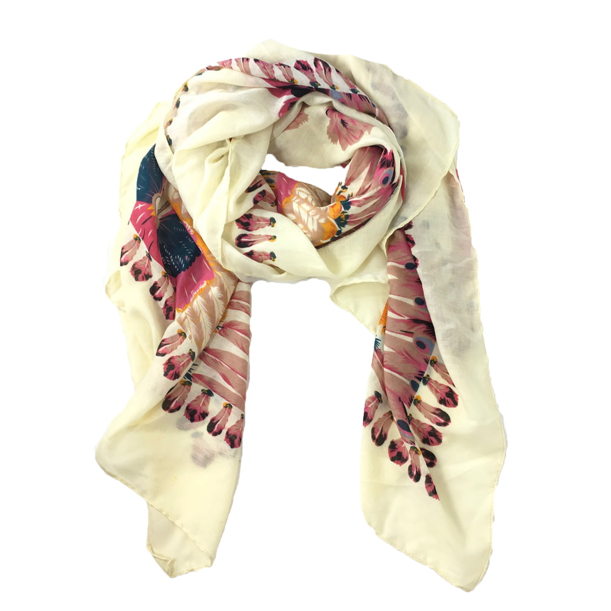 Purchadise NCAA Silky Infinity Scarf with Spatter Design 