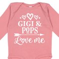 thumbnail image 4 of Inktastic Gigi and Pops Love Me Boys or Girls Long Sleeve Baby Bodysuit, 4 of 5