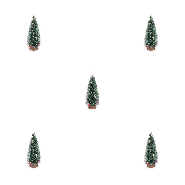 Advancent Árbol de Navidad Festival Atmósferas de vacaciones artificiales Decoración de Navidad Ornamento de paisaje reutilizable de plástico Type2 NO2
