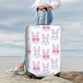 thumbnail image 4 of Wukai Heart Rabbit Elastic Luggage Cover: Personalized Protection for Your Suitcase - Fits 19~29-inch, Washable & Durable Travel Companion-X-Large, 4 of 8