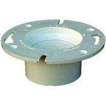 Genova Products 4in. X 3in. Sch. 40 PVC-DWV Pop Top Closet Flange  75134