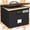 Black, variant on Fire Proof File Box for Documents - Portable Fireproof Document Organizer Box with Handle Safe Locking Folder Storage with Lid