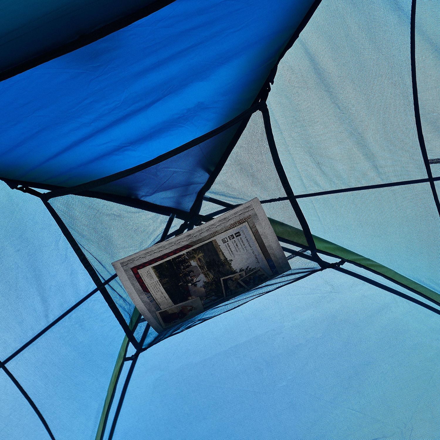 Tente dôme 10 personnes Ozark Trail - Bâtons en fibre de verre, Couleur bleue, Capacité maximale : 10 personnes Tente familiale en dôme pour 10 personnes