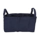 thumbnail image 4 of Bolsa de almacenamiento para cochecito de bebé, gran capacidad, múltiples compartimentos, bolsa colgante para cochecito de bebé, para pañales, juguetes, pañuelos, biberón, azul oscuro, 4 of 5