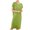 Green, variant on Jamicy Nightdress for Women Plus Size Valentine's Day Gifts for Wives Women's Plus Size Summer Dress Cami Nightgown V Neck Short Sleeve Split Hem Midi Dresses Sleepwear