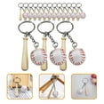 thumbnail image 3 of 16pcs Baseball Keychains Bag Key Rings Purse Decoration Backpack Key Pendants, 3 of 6