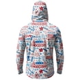 thumbnail image 5 of 4Th of July Mens Hoodies, UV Protection Hoddie Cloth, 250Th Anniversary Long Sleeve Shirts, Patriotic Fishing Swearshirts for Men, Independence Day Party Favor Gifts White Size: XL, 5 of 6