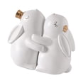 thumbnail image 2 of 2 piezas de estatuas de conejo para parejas, decoración de conejitos, manualidades, regalo de bodas, centro de mesa, escultura, moderno para, 2 of 9