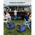 4000 Watt Inverter Generator, Gas Powered Generator Super Quiet, RV