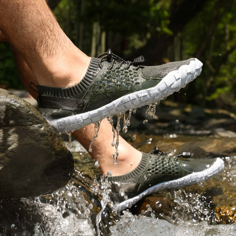Mens Water Shoes Quick Dry Barefoot Shoes Aqua Shoes for Swim