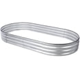 thumbnail image 2 of Holaki Galvanized Planter Bed,Galvanized Raised Garden Bed Kit, Galvanized Planter Raised Garden Boxes Outdoor, Oval Large Metal Raised Garden Beds for Vegetables, 7*3*1 ft, 2 of 9