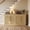 Nature, variant on YDN Modern Sideboard Buffet Cabinet with Storage - 55" Fluted Sideboard Storage Cabinet W/ Doors & Shelves, Wooden Credenza Buffet Storage Cabinet for Living Room, Entryway, Kitchen - Nature