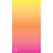 Op Pink Ombre Beach Towel