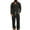 Black, variant on Mens 2 Piece Corduroy Outfits Colorblock Patchwork Long Sleeve Pullover & Wide Leg Cargo Pant Sets Multi Pocket (XL, Navy)