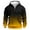 Yellow, variant on HUJlwoi Sweatshirts for Men Long Sleeve Gradient Half Zip Hoodie Pullover Trendy Workout Athletic Tops with Pocket Casual Outfit