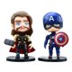 thumbnail image 3 of Figuras de acción de Marvel para niños, juguetes de Pvc de 6 piezas, Spiderman, héroes de los vengadores, Iron Man, colección de regalos de cumpleaños, 3 of 5