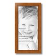 thumbnail image 2 of ArtToFrames 8" x 17" Honey Picture Frame, 8x17 inch Brown Wood Poster Frame (WOM-4097), 2 Pack, 2 of 8