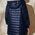 thumbnail image 2 of Winter Mid-Length Hooded Slim Fleece Thickened Jacket Warm Jacket, 2 of 9