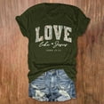 thumbnail image 2 of Daznico T-Shirt à Col Rond à Manches Courtes pour Femmes avec Imprimé Graphique, Doux, Décontracté, Confortable, pour le Quotidien, T-Shirt Basique pour Dames, 2 of 3