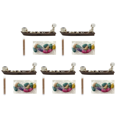 thumbnail image 1 of Nuevo Soporte Incienso Calavera Y Barco Inserto Incienso Agar Artesanías Decorativas Resina para Aromaterapia Europeo, 1 of 4